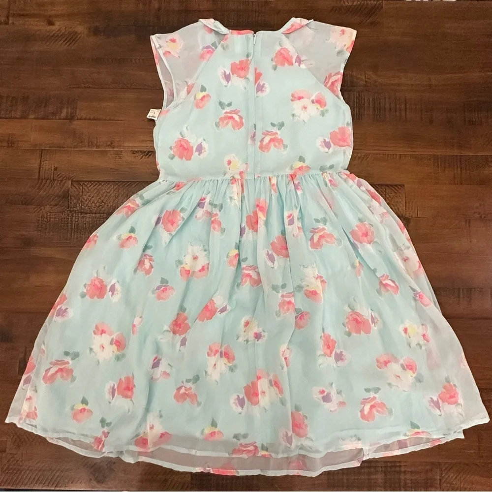 Oshkosh B'gosh Toddler Girls Floral‎ Dress Size 14 NEW Ruffle